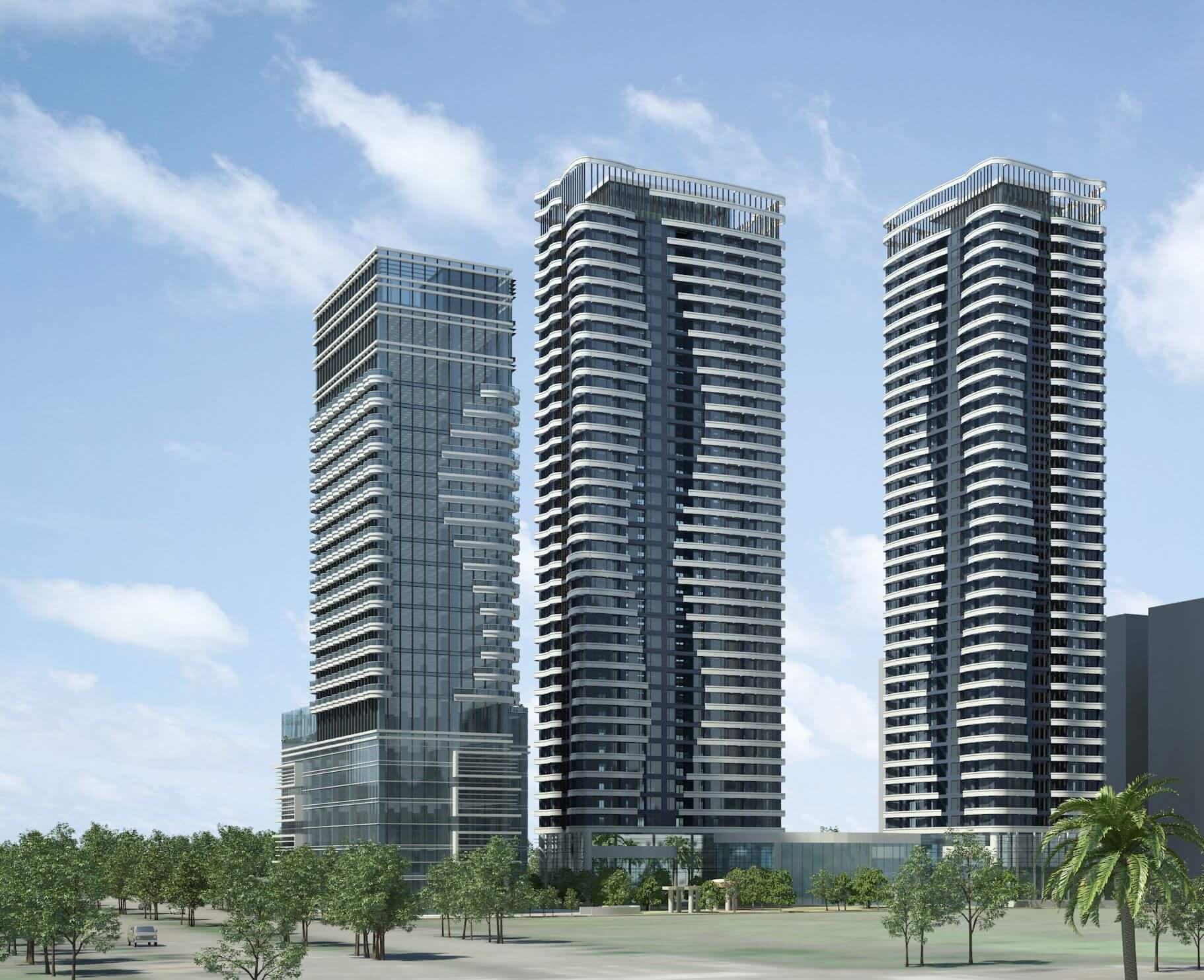 岳泰淡海新市鎮旅館 . 集合住宅